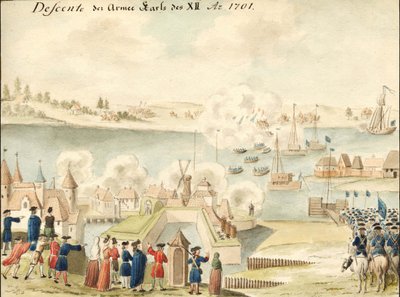 Karl XII krydser Düna 1701, 1770-1780