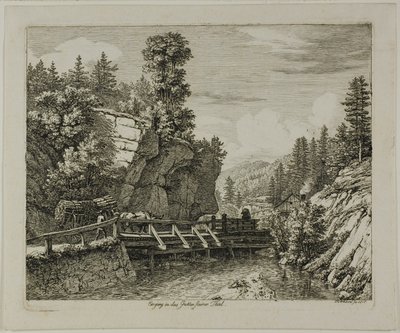 Indgang til Guttensteiner-dalen af Johann Christoph Erhard