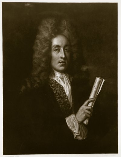 Portræt af Henry Purcell (1659-95), graveret af George J. Zobel (1810-81) af Johann Closterman
