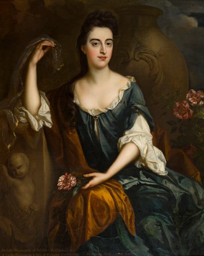 Portræt af fru Judith Corbet, ca. 1680-1710 (olie på lærred) af Johann Closterman