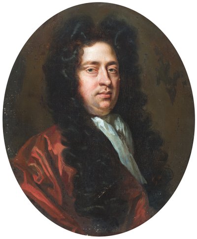 Portræt af Sir Hugh Smithson, 3. bt (olie på lærred) af Johann Closterman