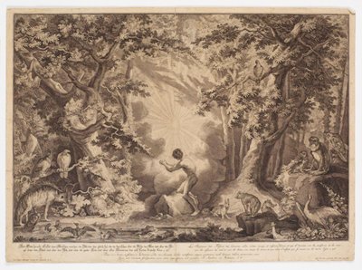 Adams skabelse af Johann Elias Ridinger