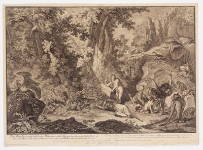 Evas skabelse af Johann Elias Ridinger