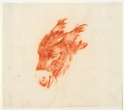 Aasin pää af Johann Elias Ridinger