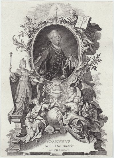 Joseph II (1741-1790)-2 af Johann Esaias Nilson