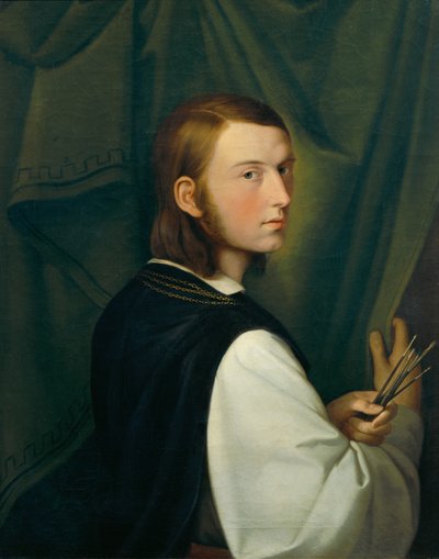 selvportræt af Johann Evangelist Scheffer von Leonhardshoff