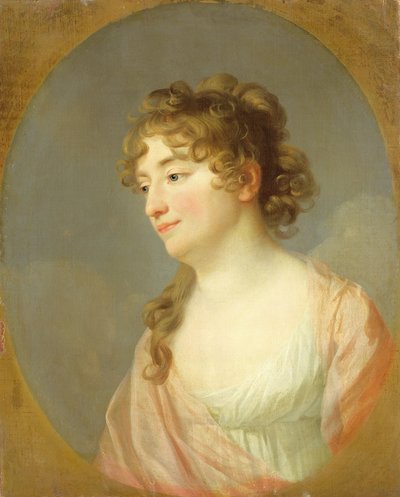Krigsråd Wilhelmine Schmidt, c.1800 af Johann Friedrich August Tischbein