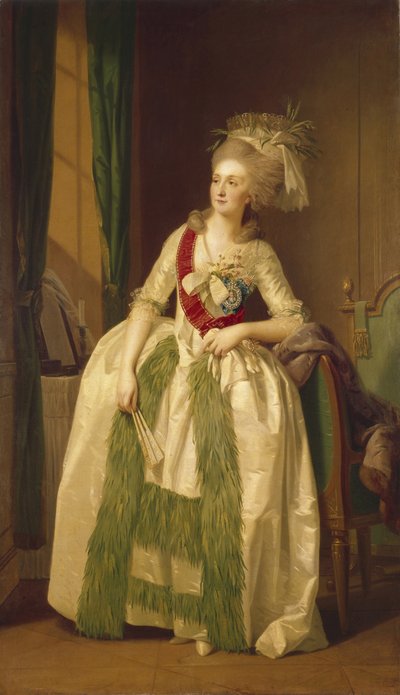 Portræt af prinsesserne Natalya Vladimirovna Saltykova, 1780