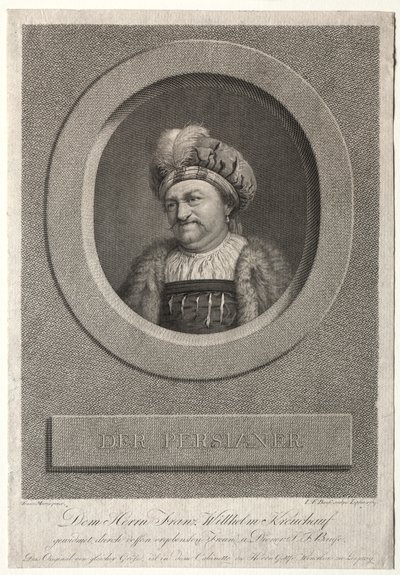 Perseren - Portræt af Franz Wilhelm Kreuchauf af Johann Friedrich Bause