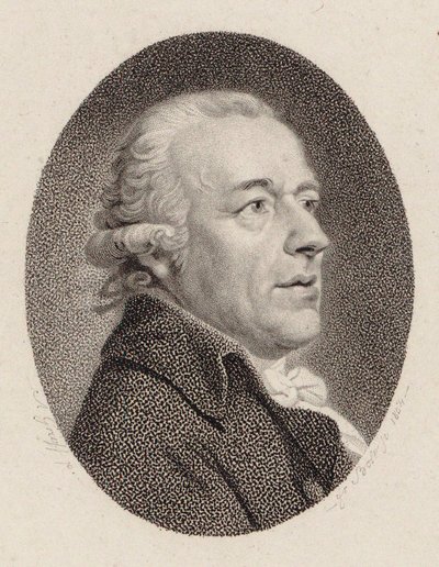Portræt af komponisten Johann Gottlieb Naumann 1741-1801, 1804. af Johann Friedrich Bolt