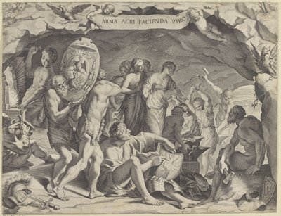 Vulcans Smedje af Johann Friedrich Greuter