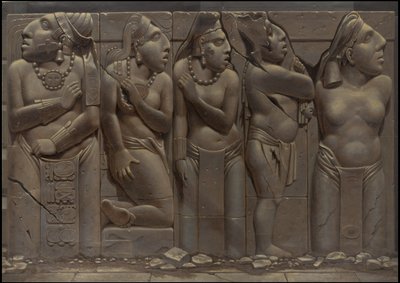 En samling af Waldecks originale kunstværk fra Mesoamerica, boks 19 af 22 af Johann Friedrich Maximilian von Waldeck