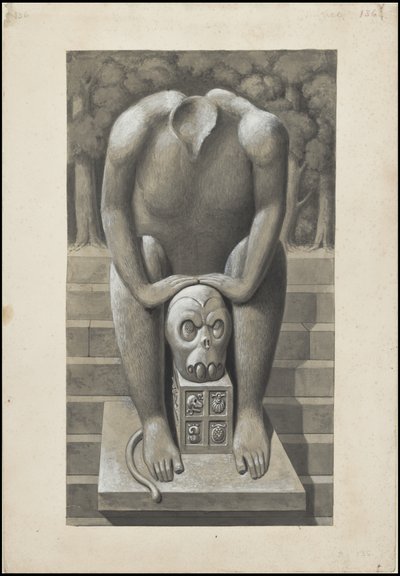 En samling af Waldecks originale kunstværk fra Mesoamerica, boks 5 af 22 af Johann Friedrich Maximilian von Waldeck