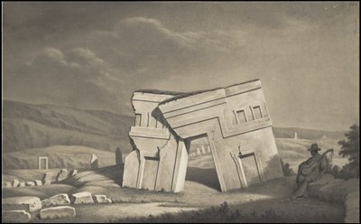 En samling af Waldecks originale kunstværk fra Mesoamerica, boks 6 af 22 af Johann Friedrich Maximilian von Waldeck