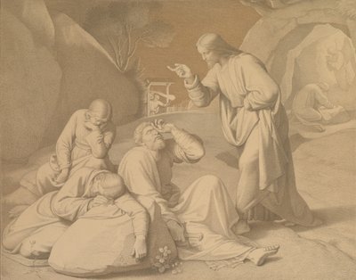 Kristus i Getsemane Have, 1848. af Johann Friedrich Overbeck