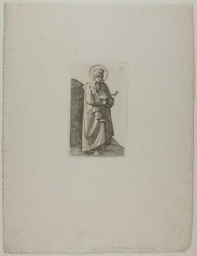 Sankt Philipp Neri med kors og bog af Johann Friedrich Overbeck