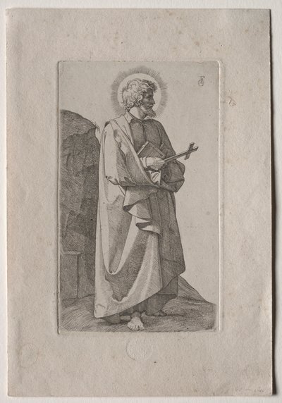 Lør. Philip Neri, 1826. af Johann Friedrich Overbeck