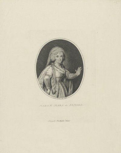 Gertrud Elisabeth Mara, født Schmeling 1749-1833 som Armida, 1801. af Johann Friedrich Schröter