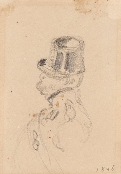 Soldat skitse af Johann Friedrich Treml