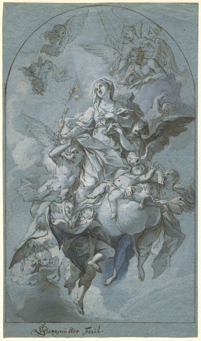 Den ubesmittede undfangelse af Johann Georg Bergmuller