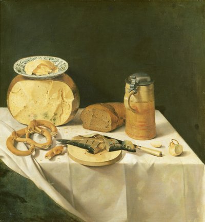 Morgenmad stilleben af Johann Georg Hinz