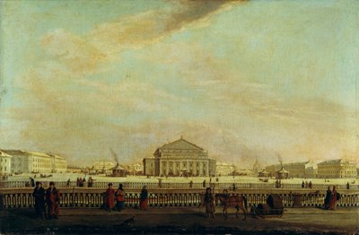 St. Petersborgs kejserlige Bolshoi Kamenny Teater af Johann Georg Mayr