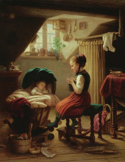 At passe de små af Johann Georg Meyer von Bremen