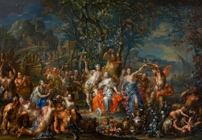 Bacchus og Ariadne af Johann Georg Platzer