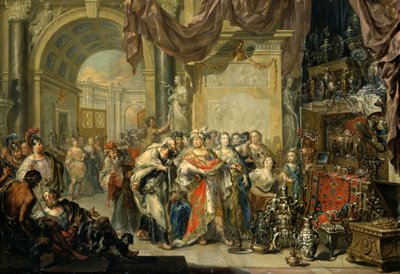 Croesus og Solon af Johann Georg Platzer