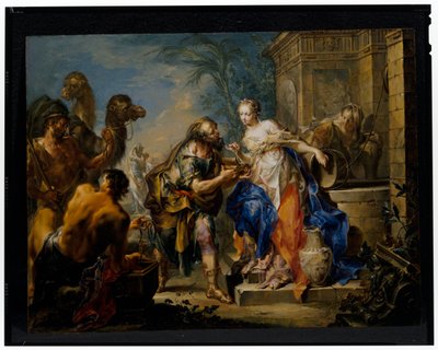 Elizier og Rebecca af Johann Georg Platzer