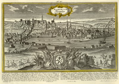 Namur, c1740. af Johann Georg Ringlin