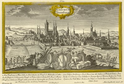 Nürnberg, c1740. af Johann Georg Ringlin