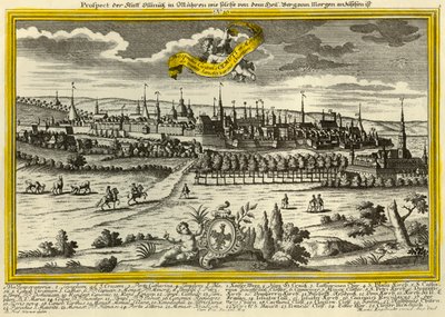 Olomouc, c1740. af Johann Georg Ringlin