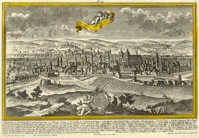 Regensburg, c1740. af Johann Georg Ringlin