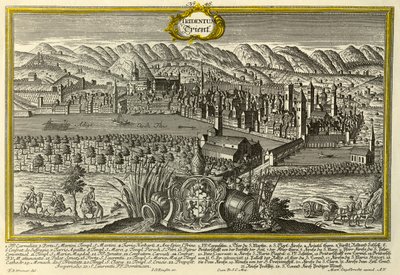 Trent, c1740. af Johann Georg Ringlin