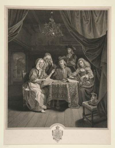 Familiekoncerten af Johann Georg Wille