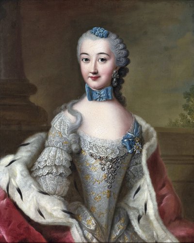 Hertuginde Marie Sophie Wilhelmine af Württemberg-Oels af Johann Georg Ziesenis