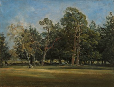 Hirschgarten nær München af Johann Georg von Dillis