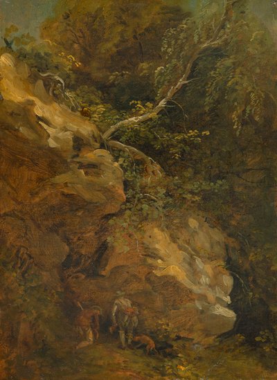 Skovfoged Dillis ved mårgraven af Johann Georg von Dillis