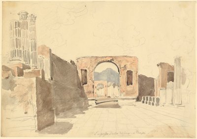 Pompeji af Johann Georg von Dillis