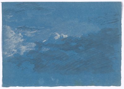Wolkenstudie af Johann Georg von Dillis