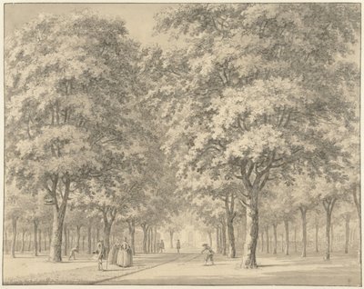 Indkørslen til en udvendig (Velserbeek?) af Johann Goll van Frankenstein (I)