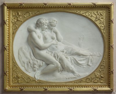Bacchus trøster Ariadne, 1793 (marmor) af Johann Gottfried Schadow