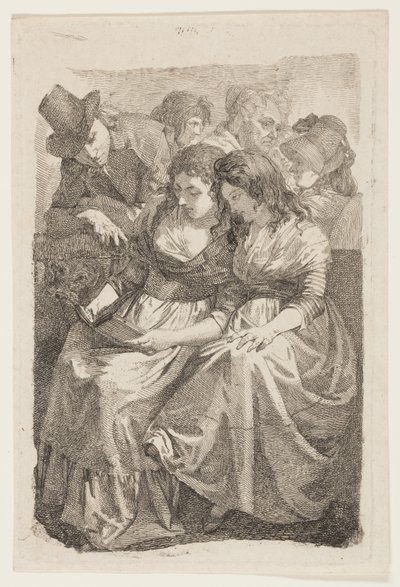 Kunstneren og hans familie af Johann Gottfried Schadow