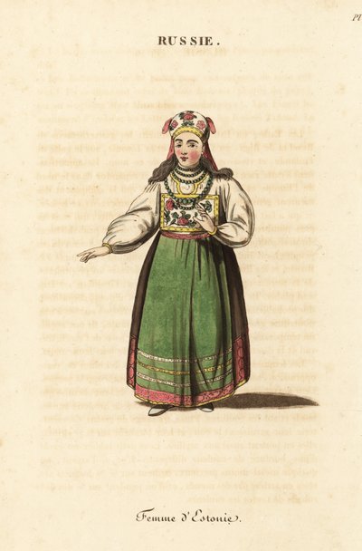 Gift kvinde af Estland af Johann Gottlieb Georgi