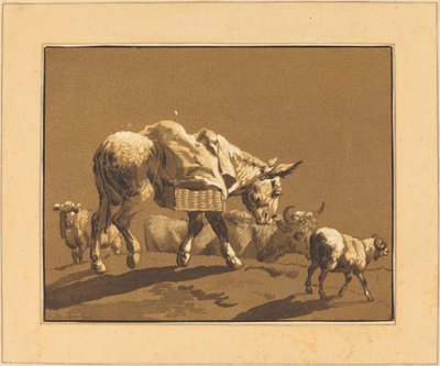 Æsel af Johann Gottlieb Prestel after Joseph Wagner