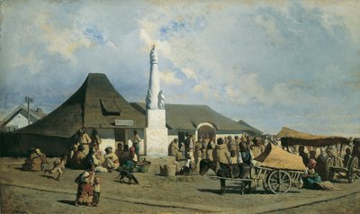 Markedspladsen i Szolnok af Johann Gualbert Raffalt