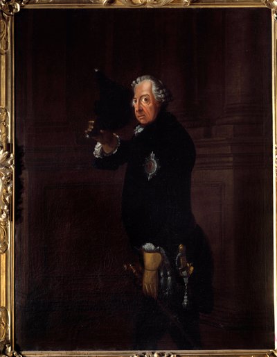 Portræt af Frederik II kaldet Frederik den Store, konge af Preussen (1712-1786) Maleri af Johann Heinrich Franke (1738-1792) 1764 Berlin, Nationalgalleriet af Johann Heinrich Francke