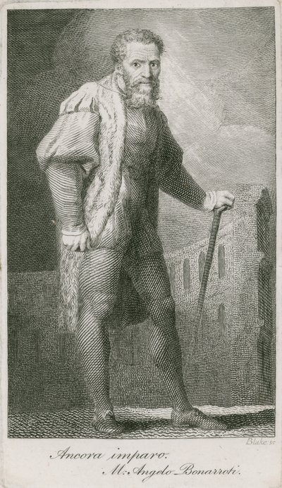 Michelangelo Buonarroti af Johann Heinrich Füssli