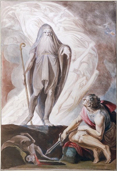 Teiresias forudsiger Fotoren til Odysseus af Johann Heinrich Füssli